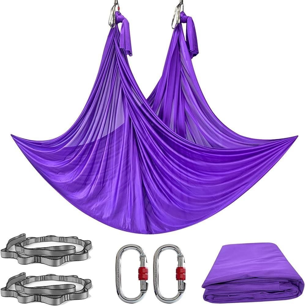 Avessa Yfs-100 Yoga Fly Set Mor - Profesyonel Yoga Ekipmanı | ASSA SPOR