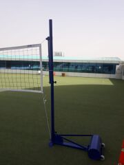 Badminton Dikmesi Metal Seyyar Ağırlıklı Yan Görünüm