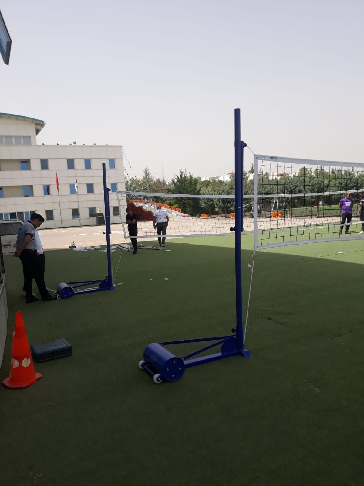 Badminton Dikmesi Metal Seyyar Ağırlıklı
