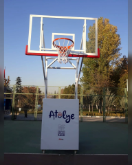 Basketbol Potası 4 Direkli Tekerlekli