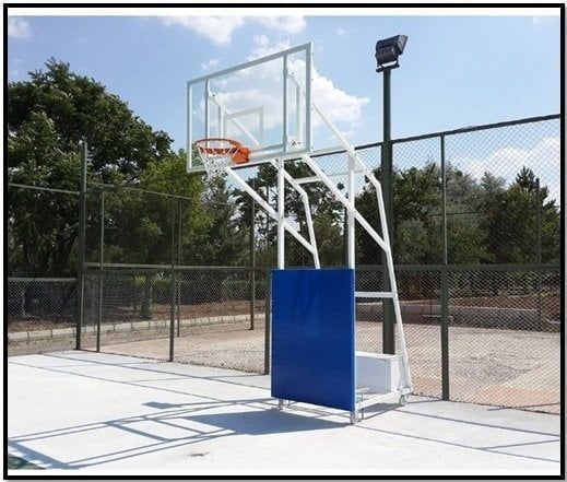 BASKETBOL POTASI 4 DİREKLİ TEKERLEKLİ