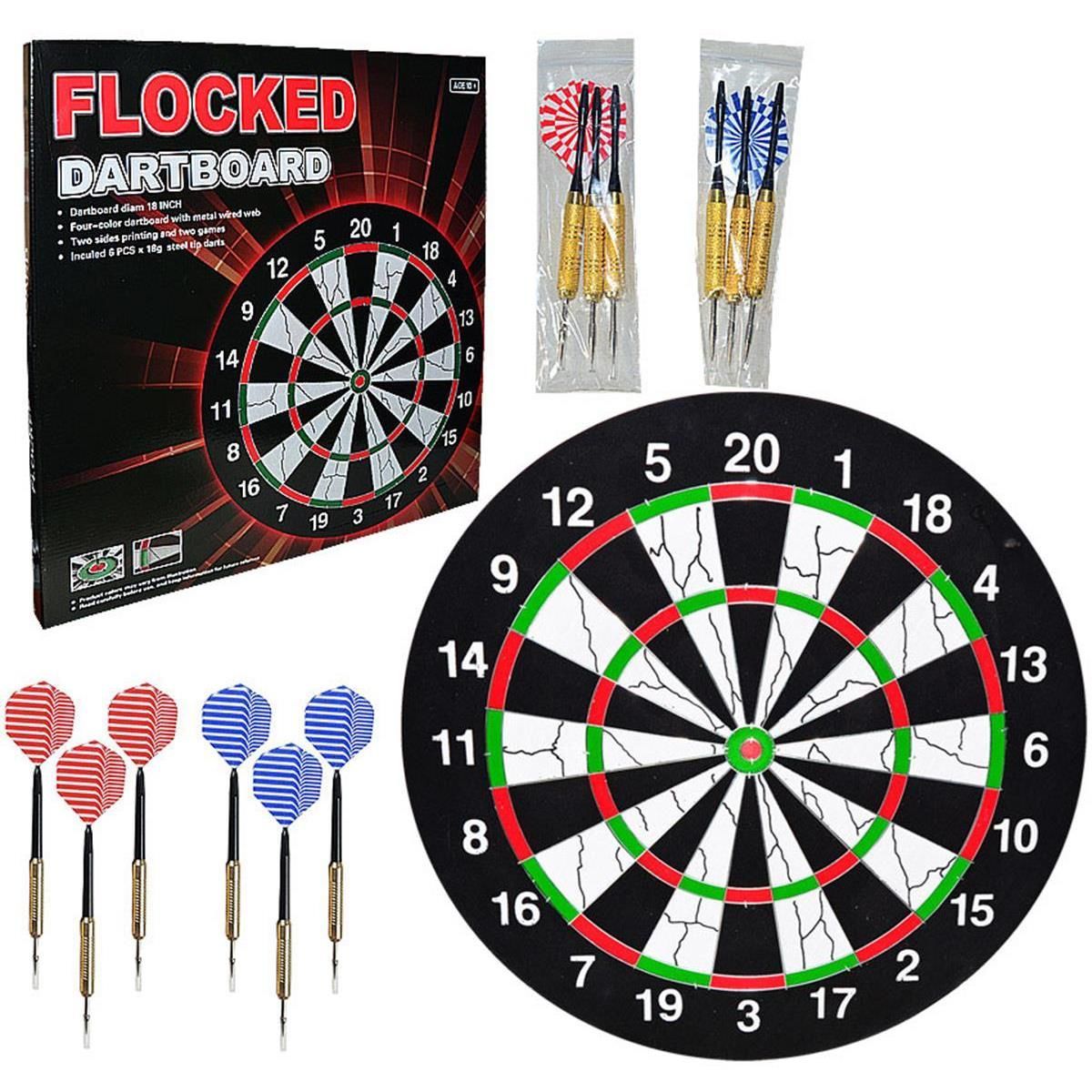Avessa 45 Cm Mdf Dart Tahtası 6 Adet Ok Dart20 - Profesyonel Dart Tahtası | ASSA SPOR