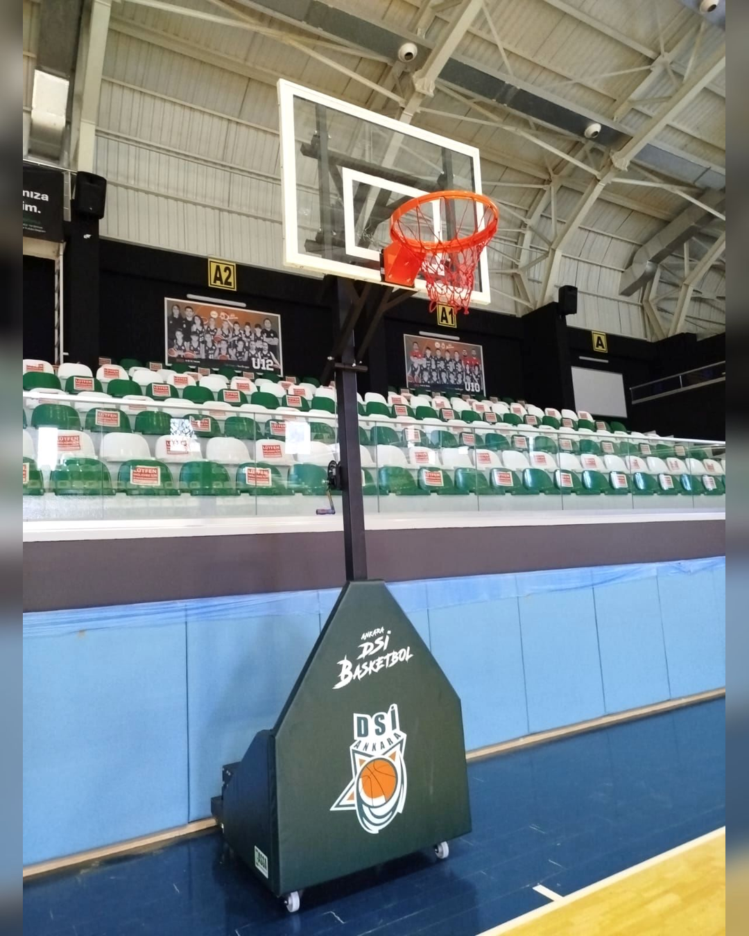 Tekerlekli Yükseklik Ayarlı Basketbol Potası