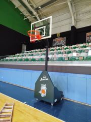 Tekerlekli Yükseklik Ayarlı Basketbol Potası Spor Salonu Kullanımı
