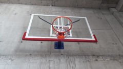 Duvara Monte Sabit Basketbol Potası Basic Model (90*120) Yan Görünüm