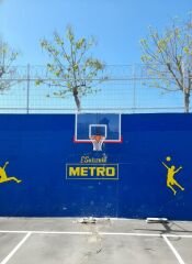 Duvara Monte Sabit Basketbol Potası Basic Model 100×150 Ölçü ve Boyut Detayı