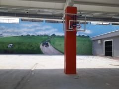 Duvara Monte Sabit Basketbol Potası Basic Model 100×150 Detay Fotoğrafı