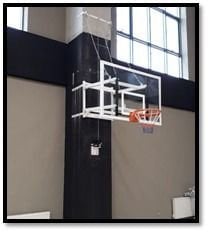 duvara monte krikolu yükseklik ayarlı basketbol potası 100x150