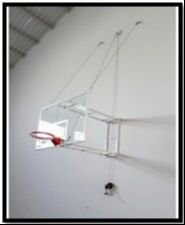 Basketbol Potası Duvara Monte Yükseklik Ayarlı 100×150 (Krikolu) Spor Salonu Kullanımı