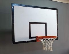 Duvara Monte Sabit Basketbol Potası Basic Model Dijital Panya (90*120) Yan Görünüm