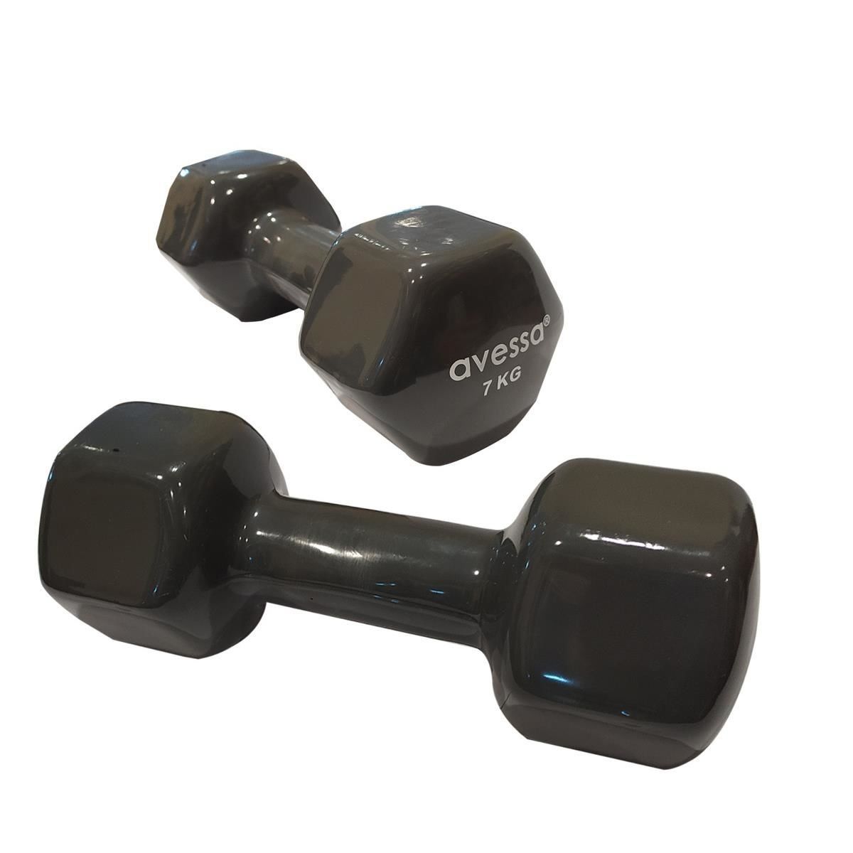 Avessa 7 Kg Vinly Kaplı Dambıl 1 Adet Pvc