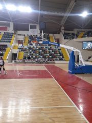 Basketbol Potası Nba Model Seyyar Katlanır Ağırlıklı İthal Yan Görünüm