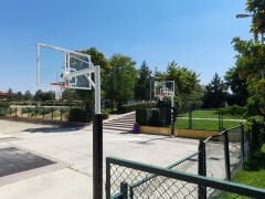 tek direkli basketbol potası 100x150 sabit çember