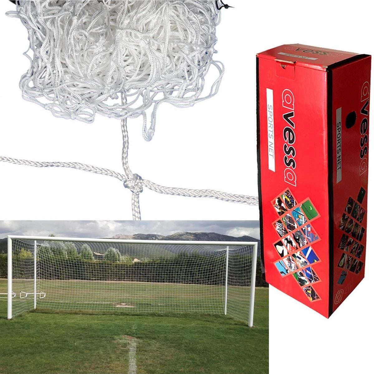 Avessa 750 Cm Nizami Futbol Kale Ağı 3 Mm İp Kalınlığı Kr102 - Futbol Kale Filesi | ASSA SPOR