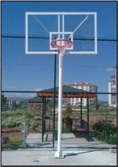 Tek Direkli Basketbol Potası 105-180 Yan Görünüm