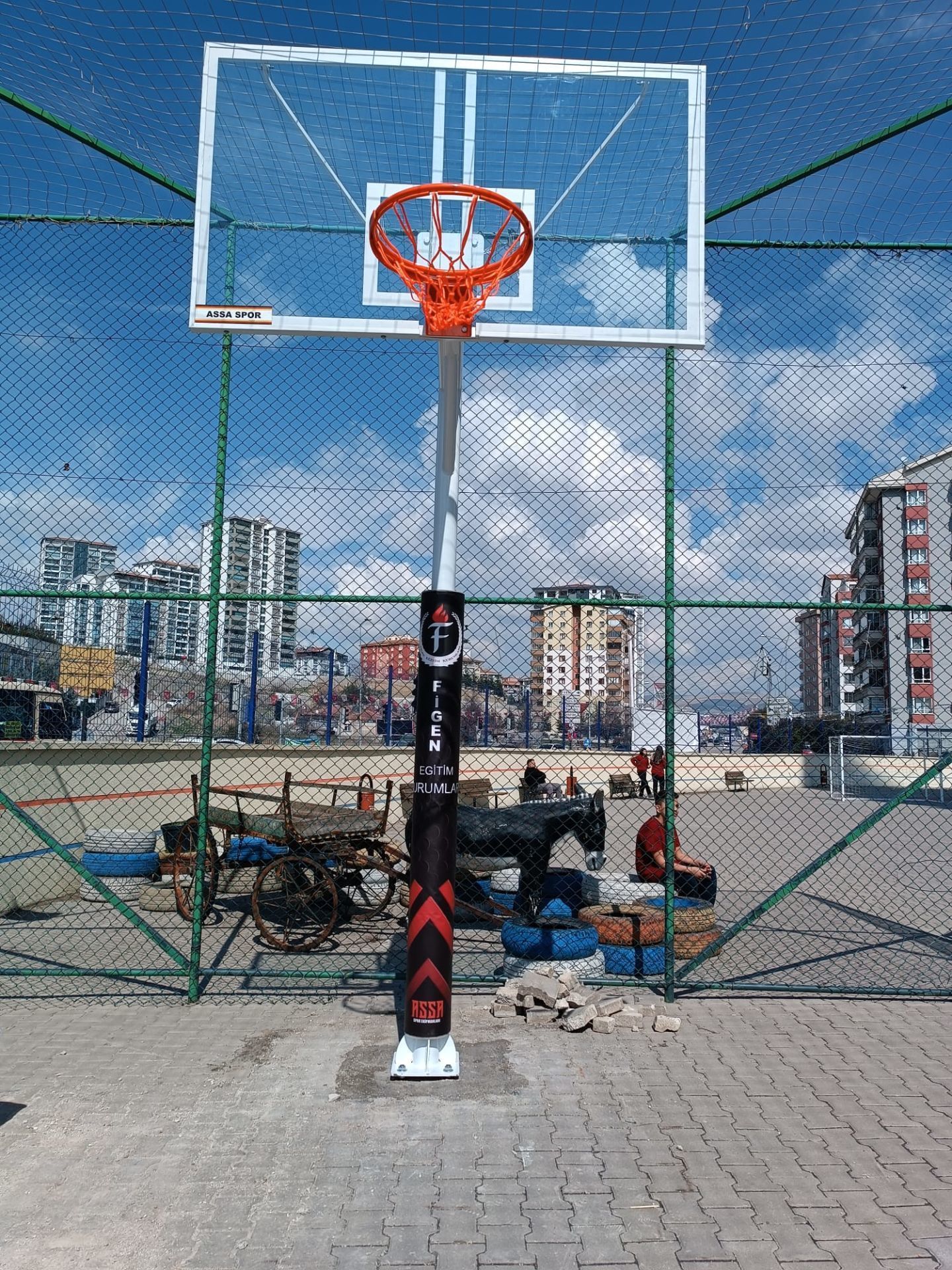 ASSA SPOR Tek Direkli Basketbol Potası 105-180 - Basketbol Potası Üretimi