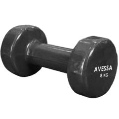Avessa 8 Kg Vinly Kaplı Dambıl 1 Adet Pvc - Profesyonel Dambıl | ASSA SPOR