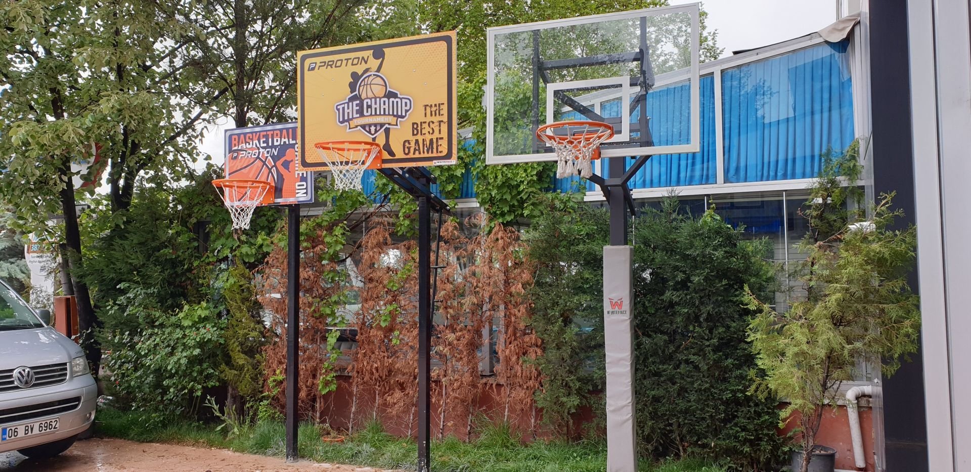 ASSA SPOR Tek Direkli Sabit Basketbol Potası Basic Model Sabit Çember Dijital Panya(75*100) - Basketbol Potası Üretimi
