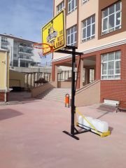 Portatif Ağırlıklı Basketbol Potası(75X100) Spor Salonu Kullanımı