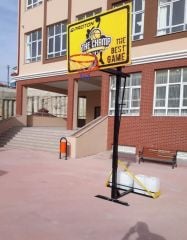 ASSA SPOR Portatif Ağırlıklı Yükseklik Ayarlı Basketbol Potası(100X150) - Basketbol Potası Üretimi