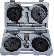 AVESSA 15 KG-SET ÇANTALI SİYAH PLAKA SET