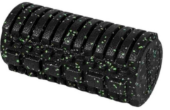 FOAM ROLLER TIRTIKLI MASAJ RULOSU TÜR:STANDART RENK: SİYAH-YEŞİL 30 CM