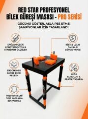 Profesyonel Bilek Güreşi Masası | Kulüp ve Organizasyonlar İçin – ASSA SPOR Yan Görünüm