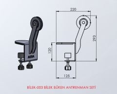 Bilek Büken Antrenman Seti Yan Görünüm