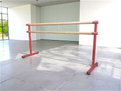 Taşınabilir Bale Barı – Sabit Yükseklik (Kırmızı)