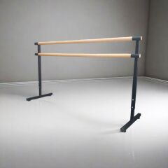 Taşınabilir Bale Barı – Sabit Yükseklik (Siyah)