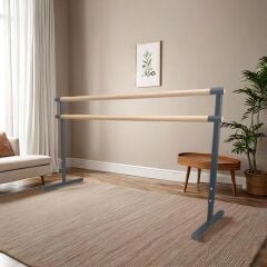 Taşınabilir Bale Barı – Sabit Yükseklik (Siyah)