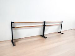 Taşınabilir Bale Barı – Ayarlanabilir Yükseklik (Siyah)