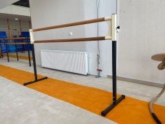 ASSA SPOR Taşınabilir Bale Barı – Ayarlanabilir Yükseklik (Krem) Genel Görünüm