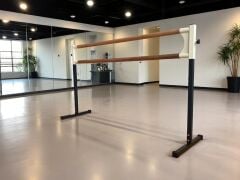 ASSA SPOR Taşınabilir Bale Barı – Ayarlanabilir Yükseklik (Krem) - Bale Barı Üretimi