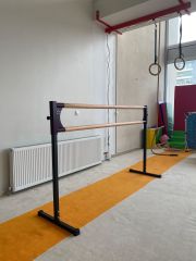 Taşınabilir Bale Barı – Ayarlanabilir Yükseklik (Mor) Detay Fotoğrafı