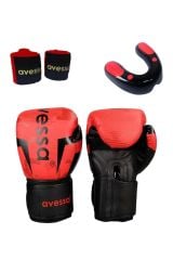Avessa Ring-308 Boks Eldiveni Kırmızı 8 Oz Set - Profesyonel Boks Eldiveni | ASSA SPOR