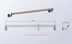 Duvara Monte Bale Barı – Tekli Model