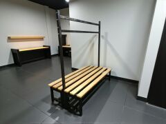 Oturma Bankı Koltuklu Plastik Ölçü ve Boyut Detayı