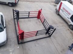 Zeminsiz Boks Ringi 4x4 Spor Salonu Kurulum Örneği