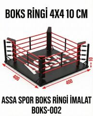 ASSA SPOR Boks Ringi Yükseklik 10 Cm 4X4 (Özel Renk Seçeneği) - Profesyonel Boks Ringi Üretimi