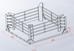 BOKS RİNGİ YÜKSEKLİK 10 CM 4X4 (ÖZEL RENK SEÇENEĞİ)
