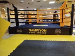 Boks Ringi Yükseklik (20-30-40) Cm Özel Renk Baskılı 4X4 Antrenman Alanı Görünümü