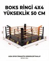 Boks Ringi Yükseklik 50 Cm Standart Renk Baskısız 4X4