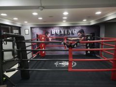 Boks Ringi Yükseklik 50 Cm Özel Renk Baskılı 4X4 Antrenman Alanı Görünümü