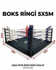 ASSA SPOR Boks Ringi Yükseklik 10 Cm 5X5 (Standart Renk) - Profesyonel Boks Ringi Üretimi