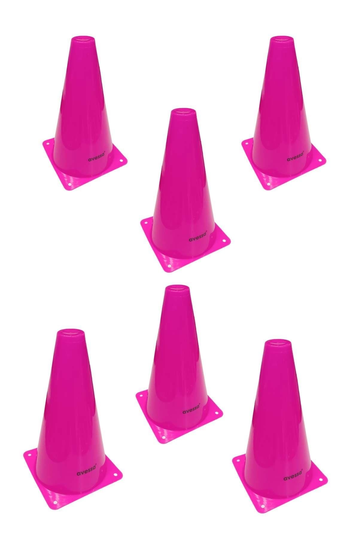 Avessa Hn-23 Küçük Huni 23 Cm Pembe 6Lı - Antrenman Hunisi | ASSA SPOR