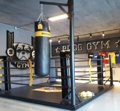 Boks Ringi Yükseklik 10 Cm 5X5 Özel Renk Baskılı Yan Görünüm
