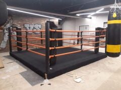 ASSA SPOR Boks Ringi Yükseklik (20-30-40) Cm Standart Renk Baskısız 5X5 - Profesyonel Boks Ringi Üretimi