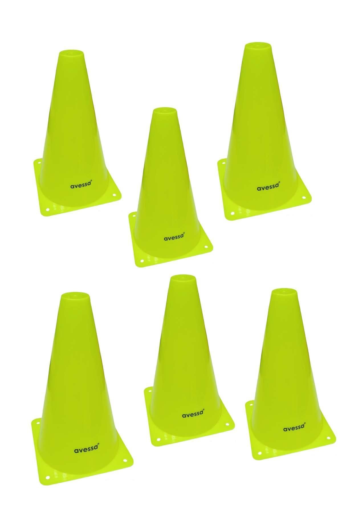 Avessa Hn-23 Küçük Huni 23 Cm Sarı 6Lı - Antrenman Hunisi | ASSA SPOR