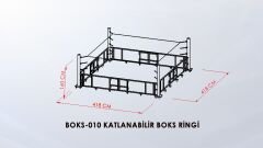 Katlanabilir Boks Ringi Spor Salonu Kullanımı